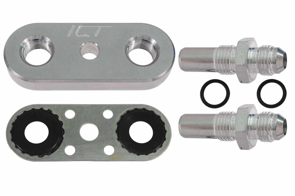 ICT Billet 6L80E 6L90E 8L90E Transm ission Cooler Line Adapt 551121-6AN