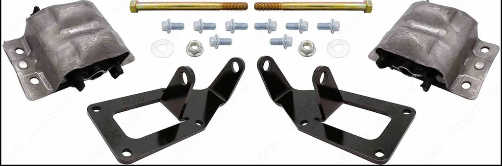 ICT Billet 82-92 GM F-Body LS Swap Engine Mount Kit EM-LS-3FBDY
