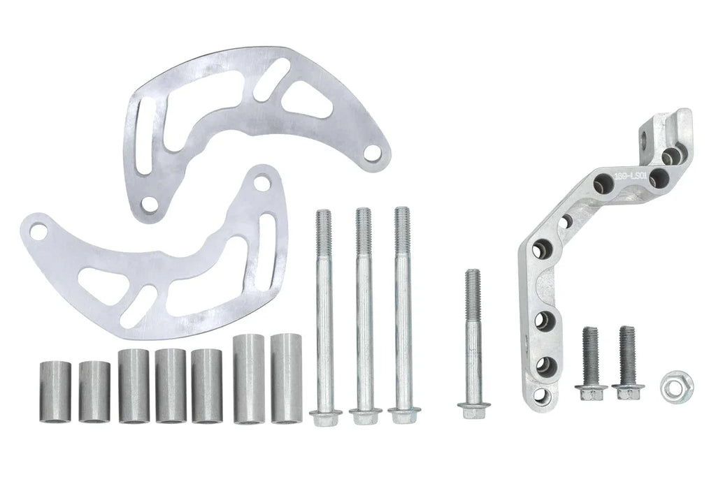 ICT Billet Alternator Bracket Low Mount 551177LS0-3