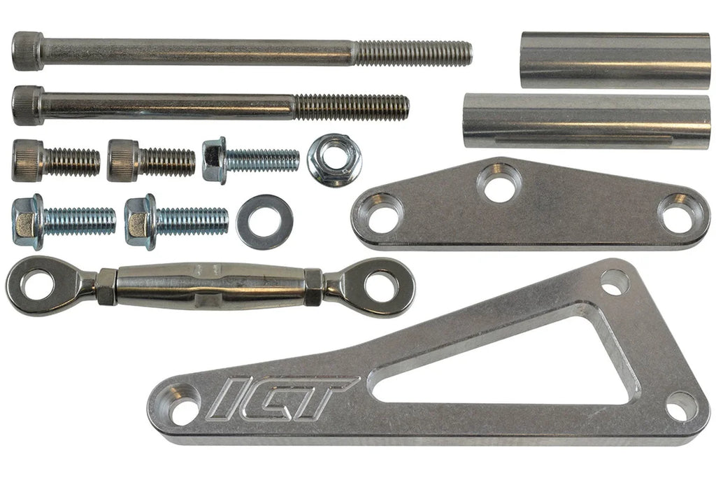 ICT Billet BBC Alternator Bracket uses Long Water Pump 551663
