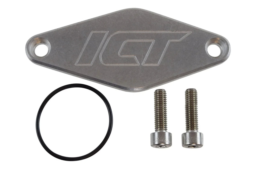 ICT Billet Fuel Pump Block Off Plat e Direct Injection Delet 551152