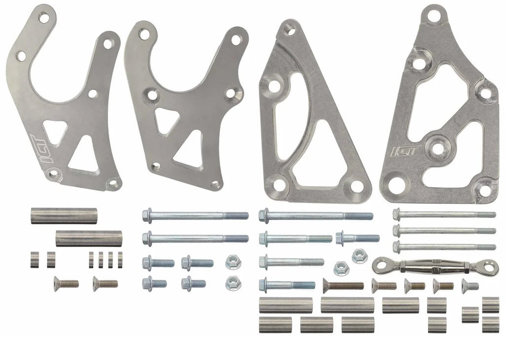 ICT Billet LS Truck Power Steering Pump /Alternator Bracket 551396LS0-3