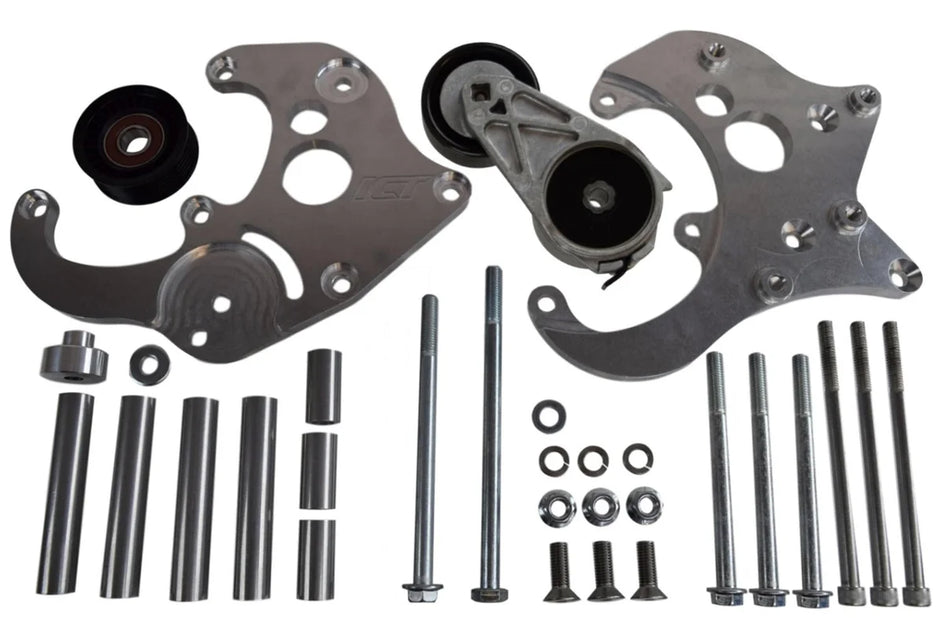 ICT Billet LS Truck R4 A/C Compressor Bracket Kit 551585X-3 fits LS...