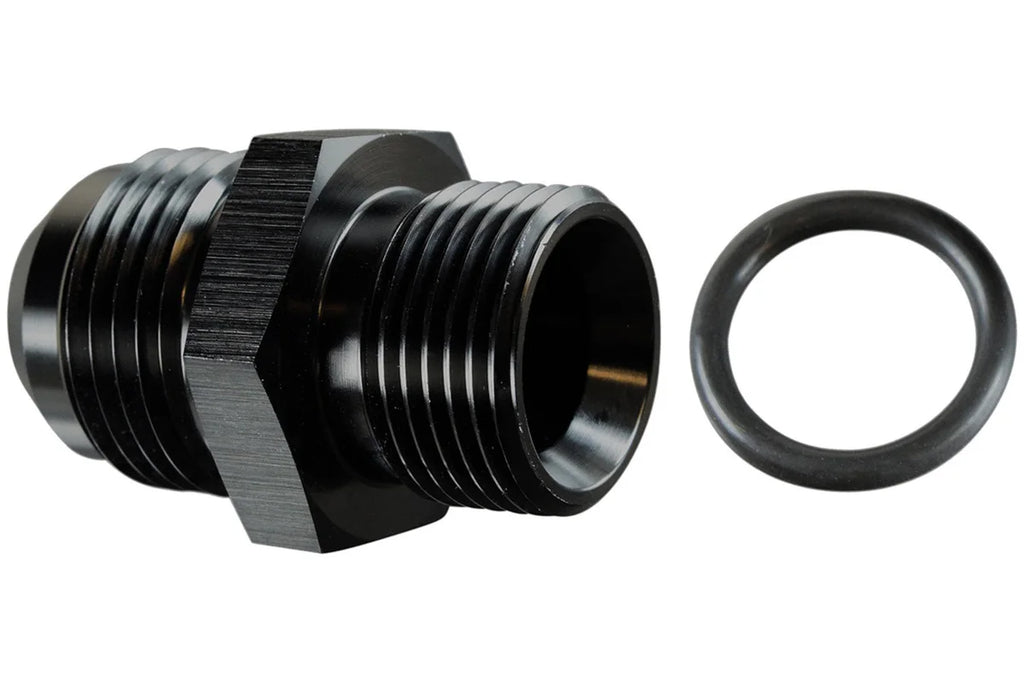 ICT Billet LS Truck Turbo Oil Drain Pan Adapter -10AN 551208