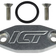Load image into Gallery viewer, ICT Billet Oil Port Adapter Cooler Delete Block Off Plate 551621