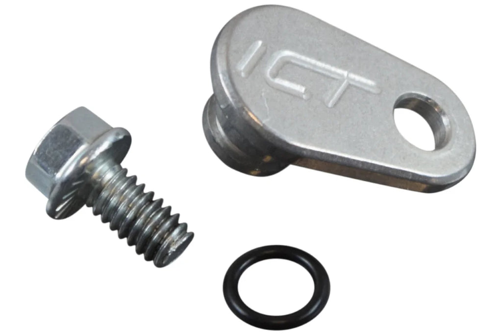 ICT Billet TH350 Kick Down Cable Bl ock Off Plug Detent Cabl 551916