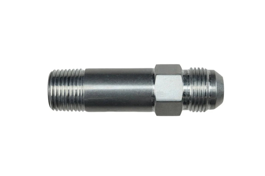 ICT Billet Turbo Oil Drain Flange E xt. 10AN Flare 1/2NPT AN816-10-08XL