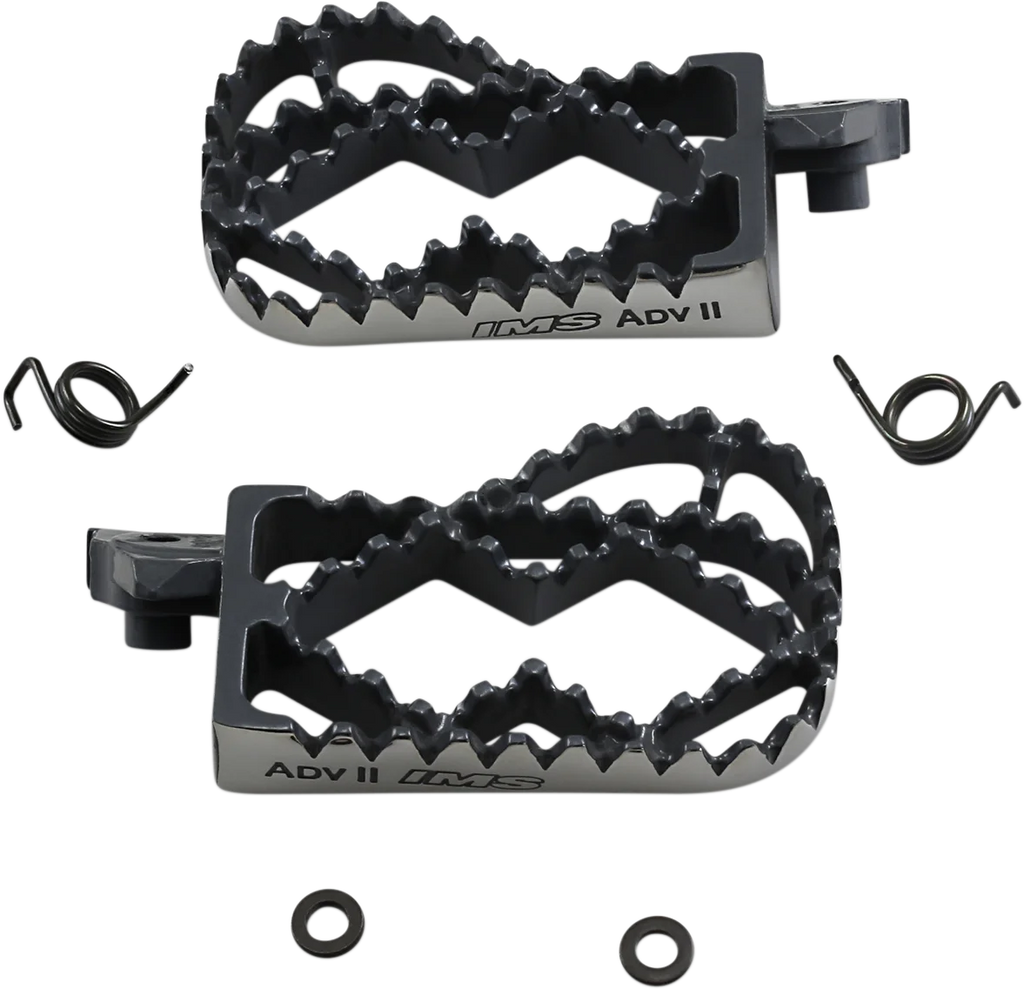 IMS Adventure II Footpegs - Black 252602-2 - Main Product View