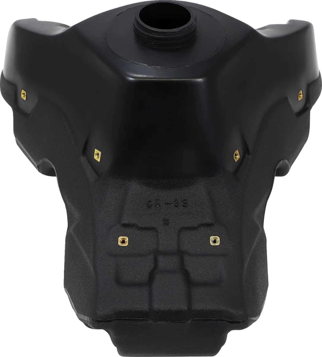 IMS Large-Capacity Gas Tank - Black - Honda - 2.6 Gallon 112257-BK1 - Back View
