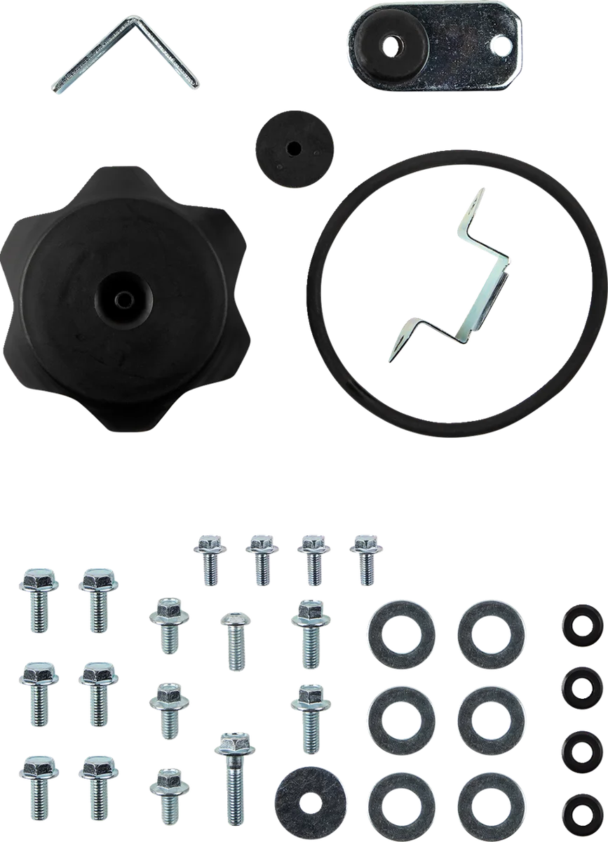 IMS Large-Capacity Gas Tank - Black - Honda - 3.0 Gallon 112255-BK1 - Installation View