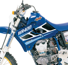 Load image into Gallery viewer, IMS Large-Capacity Gas Tank - Blue - Yamaha - 4.0 Gallon - Side View