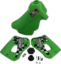 Load image into Gallery viewer, IMS Large-Capacity Gas Tank - Green - Kawasaki - 3.4 Gallon - Main Product View