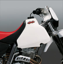 Load image into Gallery viewer, IMS Large-Capacity Gas Tank - White - Honda - 4.0 Gallon - Side View