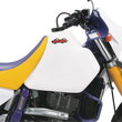Load image into Gallery viewer, IMS Large-Capacity Gas Tank - White - Suzuki - 3.5 Gallon - Side View