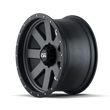 Load image into Gallery viewer, ION Type 134 18x10 / 5x139.7 BP / -19mm Offset / 108mm Hub Matte Gunmetal/Black Beadlock Wheel - Back View