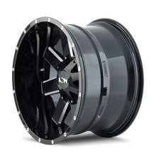 Load image into Gallery viewer, ION Type 141 17x9 / 6x135 BP / 18mm Offset / 106mm Hub Gloss Black Milled Wheel - Main Product View