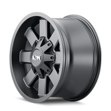 Load image into Gallery viewer, ION Type 141 18x9 / 8x180 BP / 18mm Offset / 124.1mm Hub Satin Black Wheel - Detail View