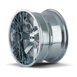 Load image into Gallery viewer, ION Type 141 20x12 / 6x135 BP / -44mm Offset / 106mm Hub Chrome Wheel - Side View