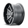 Load image into Gallery viewer, ION Type 143 17x9 / 5x139.7 BP / 18mm Offset / 108mm Hub Matte Black Wheel - Side View