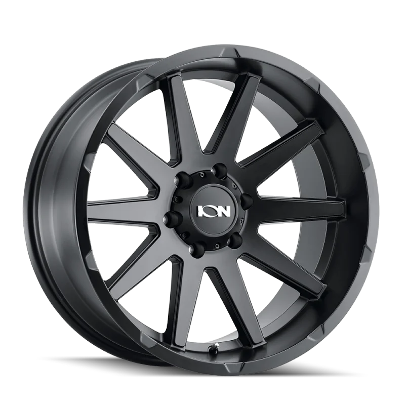 ION Type 143 17x9 / 6x135 BP / 25mm Offset / 87.1mm Hub Matte Black Wheel - Detail View
