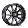 Load image into Gallery viewer, ION Type 143 18x9 / 6x139.7 BP / 18mm Offset / 106mm Hub Matte Black Wheel - Detail View