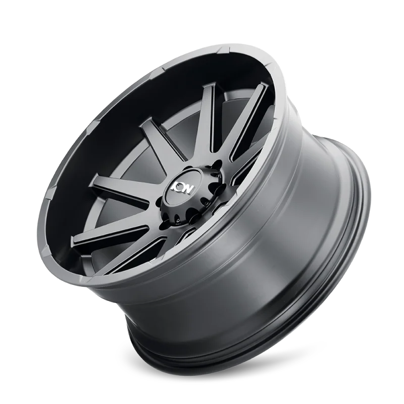 ION Type 143 20x9 / 5x139.7 BP / 18mm Offset / 108mm Hub Matte Black Wheel - Side View
