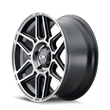 Load image into Gallery viewer, ION Type 146 20x10 / 5x127 BP / -19mm Offset / 78.1mm Hub Matte Black W/Machined Dart Tint Wheel - Main Product View