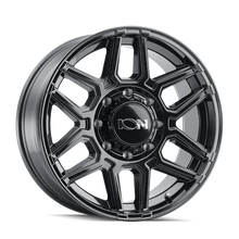Load image into Gallery viewer, ION Type 146 20x9 / 6x135 BP / 0mm Offset / 87.1mm Hub Gloss Black Wheel - Side View