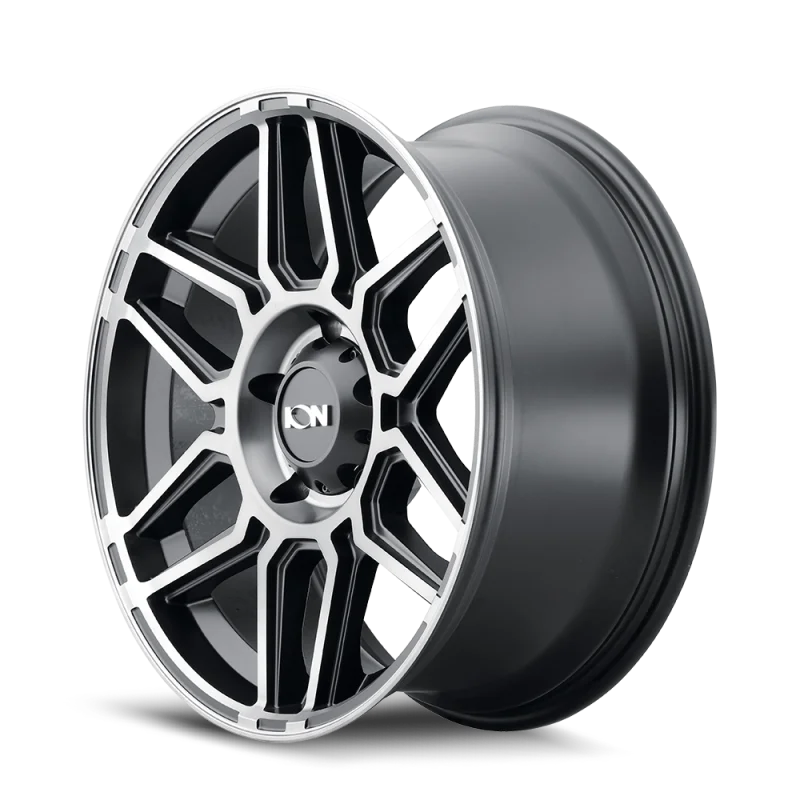 ION Type 146 20x9 / 8x165.1 BP / 18mm Offset / 125.2mm Hub Matte Black W/Machined Dart Tint Wheel - Main Product View