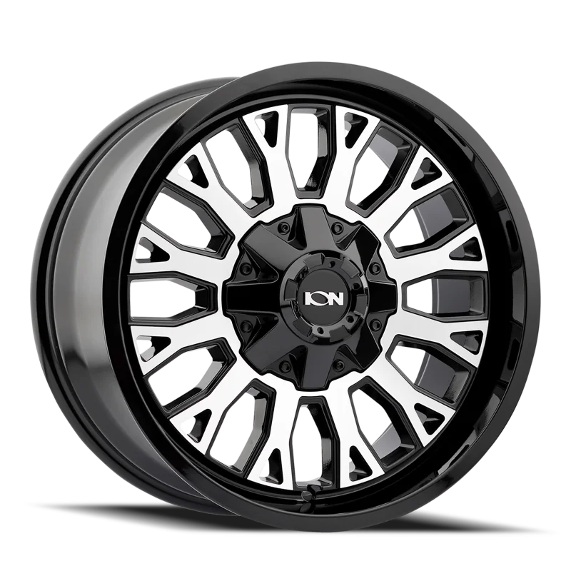 ION Type 152 20x9 / 8x180 BP / 0mm Offset / 124.1mm Hub Black/Machined Wheel