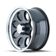 Load image into Gallery viewer, ION Type 171 17x9 / 5x139.7 BP / 0mm Offset / 108mm Hub Black/Machined Wheel - Main Product View