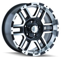 Load image into Gallery viewer, ION Type 179 16x8 / 5x114.3 BP / 10mm Offset / 83.82mm Hub Black/Machined Wheel - Main Product View