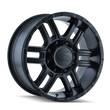 Load image into Gallery viewer, ION Type 179 16x8 / 5x127 BP / 10mm Offset / 83.82mm Hub Matte Black Wheel - Side View