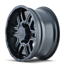 Load image into Gallery viewer, ION Type 179 17x8 / 6x135 BP / 10mm Offset / 87mm Hub Matte Black Wheel - Main Product View