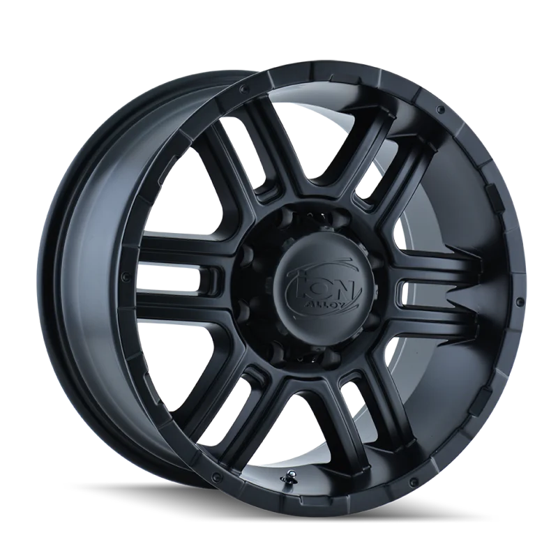 ION Type 179 17x8 / 7x150 BP / 10mm Offset / 87mm Hub Matte Black Wheel - Side View