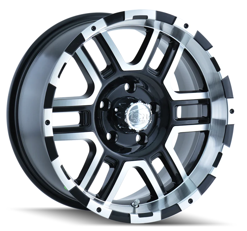 ION Type 179 18x9 / 8x170 BP / 12mm Offset / 130.8mm Hub Black/Machined Wheel - Main Product View
