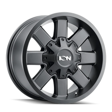 Load image into Gallery viewer, ION Wheels 141 18x9 / 8x170 BP / 18mm Offset / 125.2mm Hub Satin Black Wheel