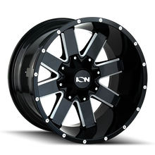 Load image into Gallery viewer, ION Wheels 141 20x9 / 8x170 BP / 0mm Offset / 125.2mm Hub Gloss Black Milled Wheel