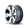 Load image into Gallery viewer, ION Wheels Type 136 14x6 / 5x114.3 BP / 0mm Offset / 83.82mm Hub Black/Machined Wheel fits 1957-1998 American Motors / Chr...