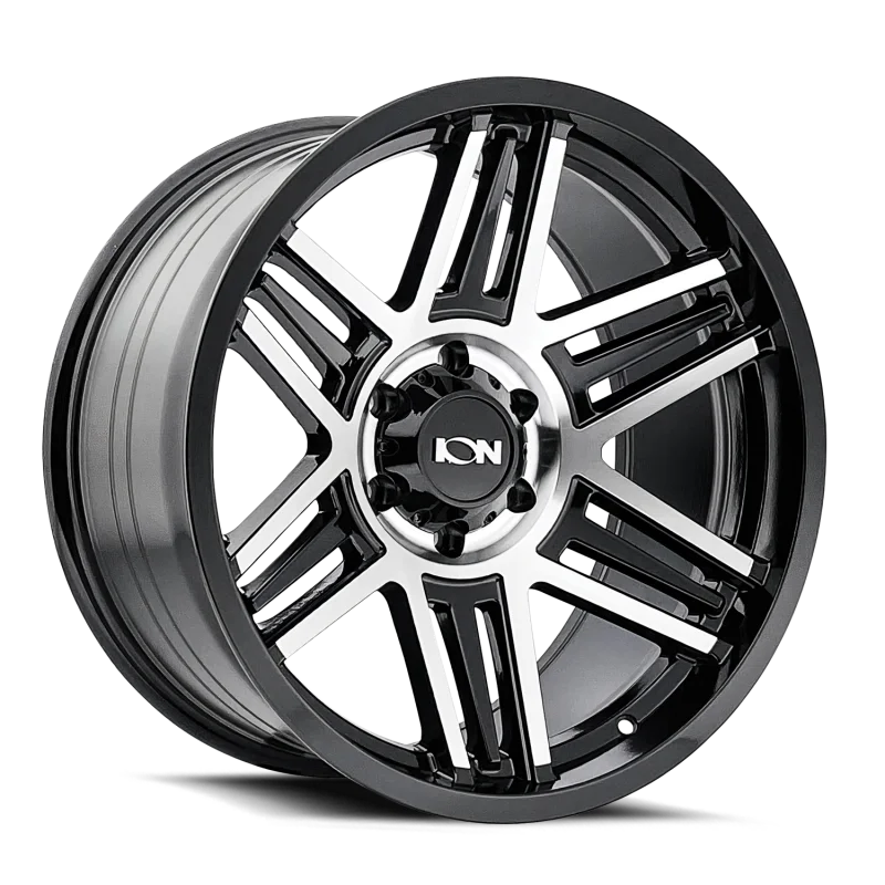 ION Wheels Type 147 17x9 / 5x127 BP / 0mm Offset / 78.1mm Hub Black/Machined Wheel