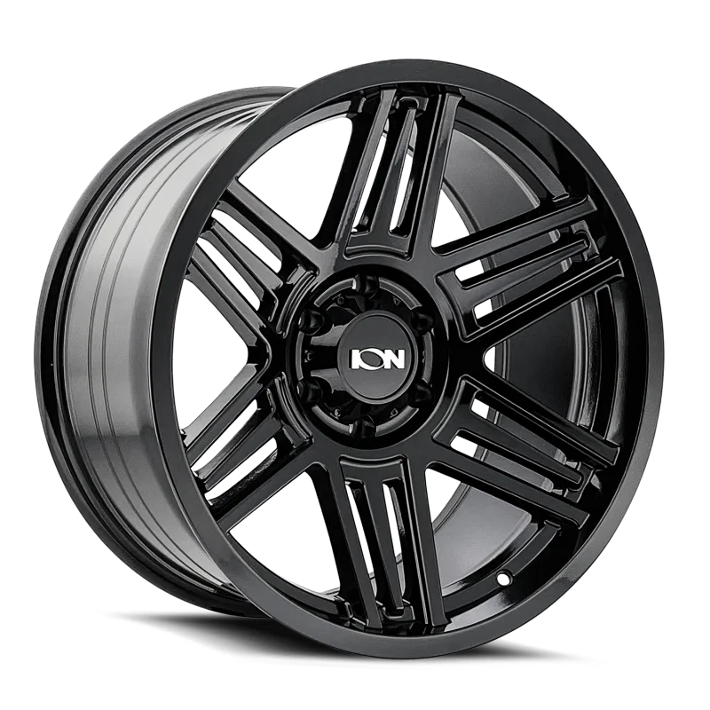 ION Wheels Type 147 17x9 / 8x165.1 BP / 0mm Offset / 125.2mm Hub Gloss Black Wheel