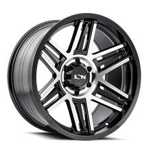 Load image into Gallery viewer, ION Wheels Type 147 17x9 / 8x170 BP / 0mm Offset / 125.2mm Hub Black/Machined Wheel