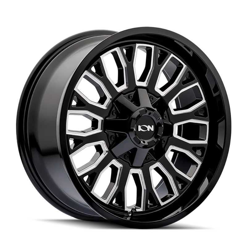 ION Wheels Type 152 20x9 / 8x180 BP / 0mm Offset / 124.1mm Hub Black/Milled Wheel