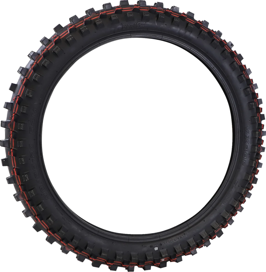 IRC Tire Tire - VX-40 - Front - 90/90-21 - 54M T10571 - Side View