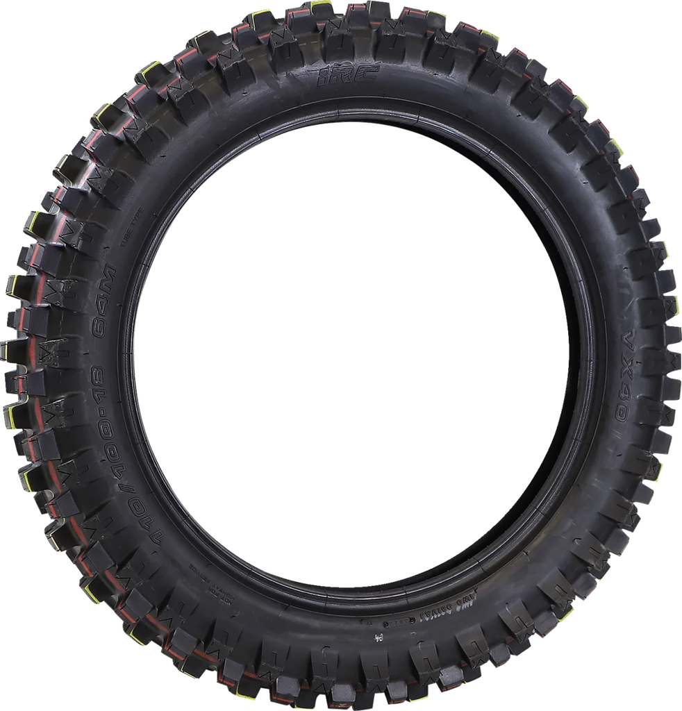 IRC Tire Tire - VX-40 - Rear - 110/100-18 - 64M T10572 - Side View