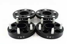 Load image into Gallery viewer, ISC Suspension 5x100 Hub Centric Wheel Spacers 15mm Black (Pair) - Detail View