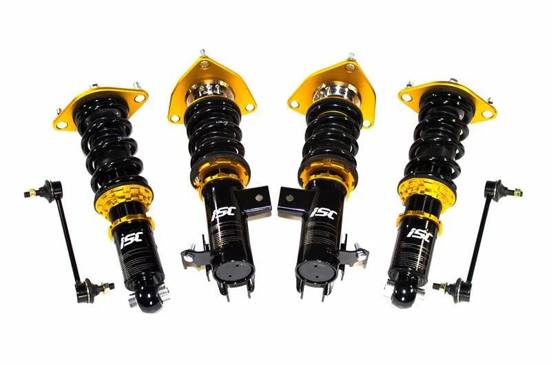 ISC Suspension 91-99 BMW 316/318/320/325/M3 N1 Coilovers - Side View
