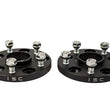 Load image into Gallery viewer, ISC Suspension Mazda/Mitsubishi 5x114.3 Hub Centric (67 Hub Bore) Wheel Spacers 15mm Black (Pair) - Side View