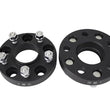 Load image into Gallery viewer, ISC Suspension Nissan 5x114.3 Hub Centric (66 Hub Bore) Wheel Spacers 25mm Black (Pair) - Detail View