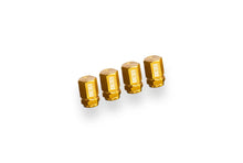 Load image into Gallery viewer, ISC Suspension Titanium Valve Stem Caps (Set of 4) - Gold